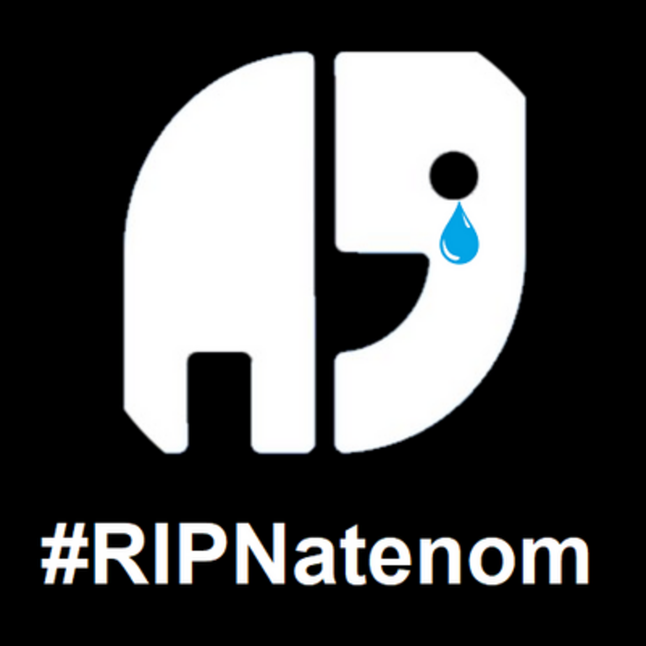 RIP Natenome Verändertertes Logo in Gedenken an Natenom