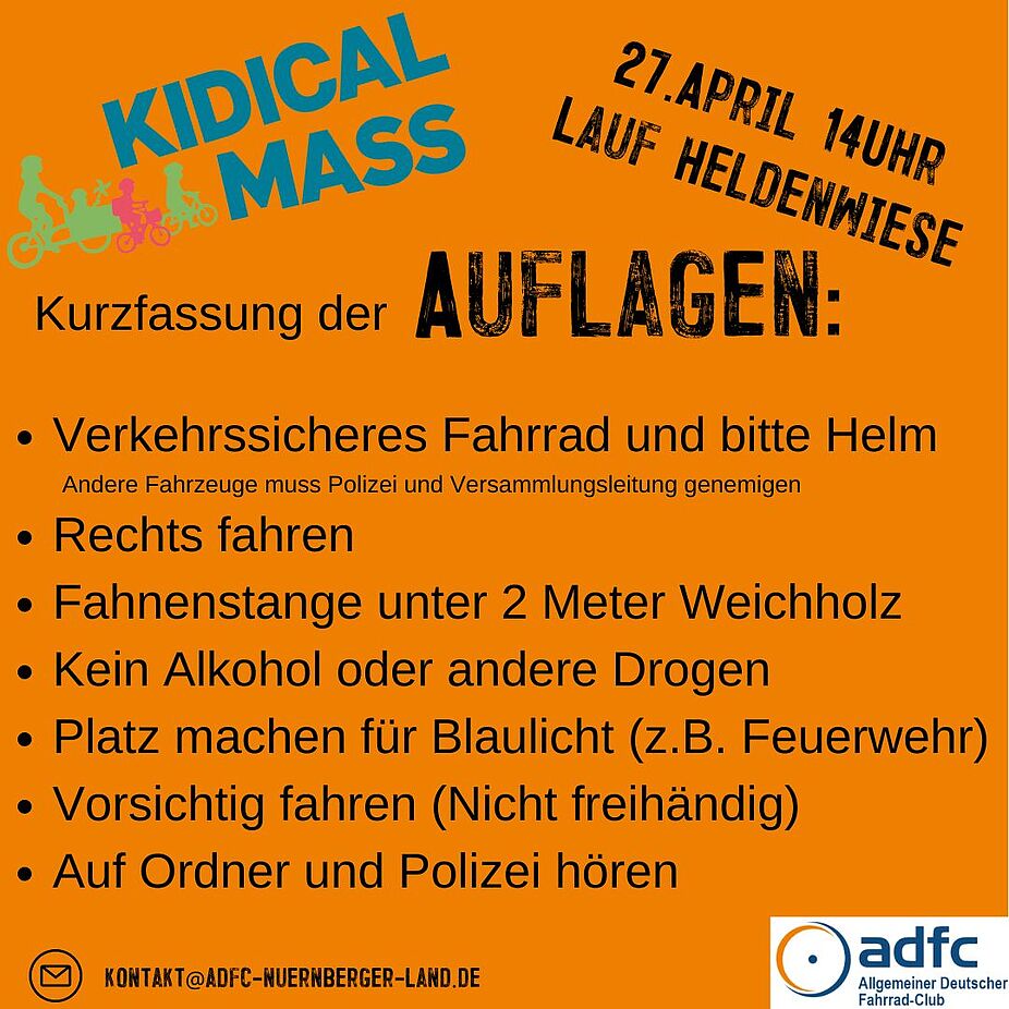 Auflagen kurzform Auflagen kurzform