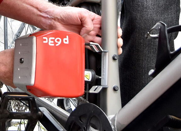Fahrrad-Codierung mit Nadelmarkierer