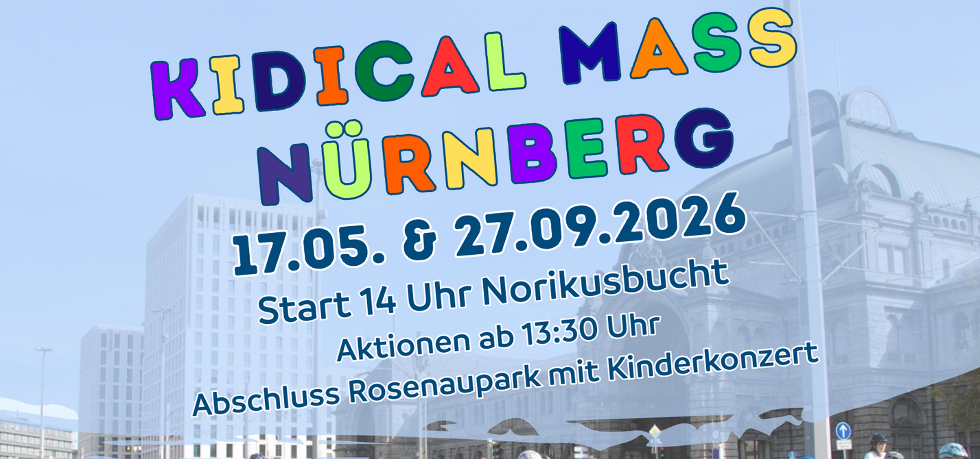 ADFC Nürnberg - Kidical Mass 05/2026 - Flyer
