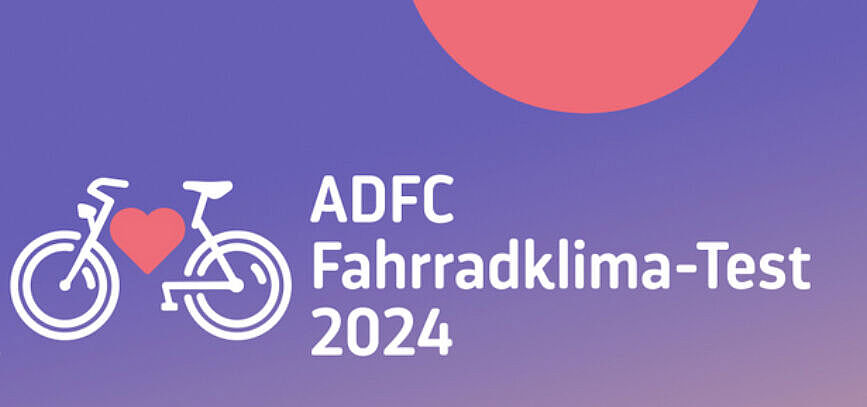 Screenshot des ADFC Fahrradklimatest 2024