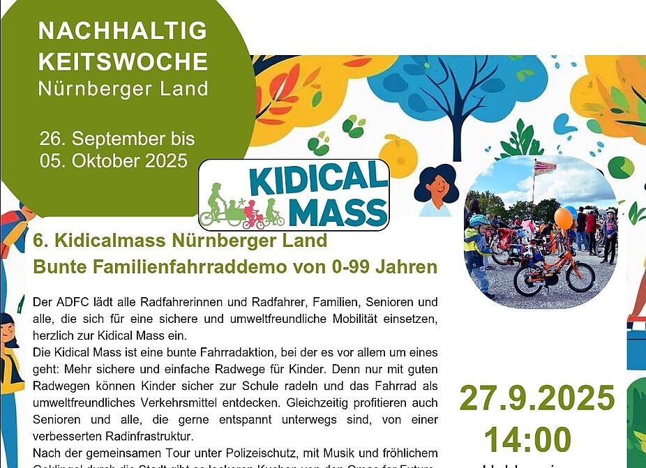 KidicalMass Nachhaltigkeitswoche KidicalMass Nachhaltigkeitswoche