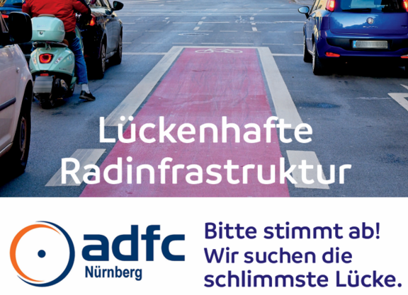Online-Voting Radwegelücken Online-Voting Radwegelücken
