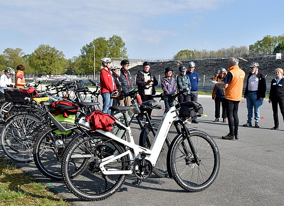Fahrsicherheitstraining an der Steintribüne