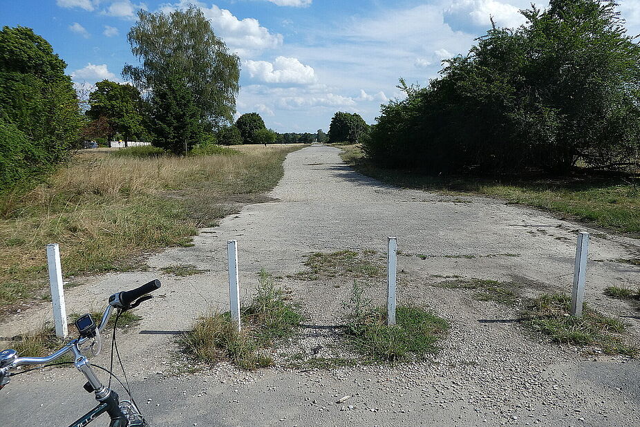 Reste der alten Lagerstraße auf dem Moorenbrunnfeld.