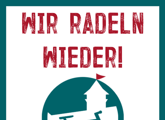 Aufruf zur Demo für die Umsetzung des Mobilitätsbschlusses mit Logo des Radentscheids 2020