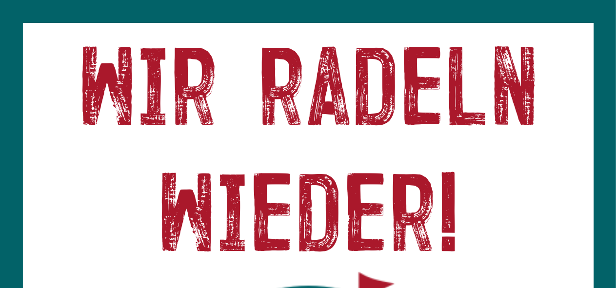 Aufruf zur Demo für die Umsetzung des Mobilitätsbschlusses mit Logo des Radentscheids 2020