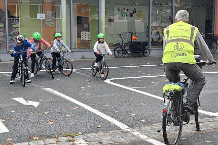 Training der KinderRadelSchule