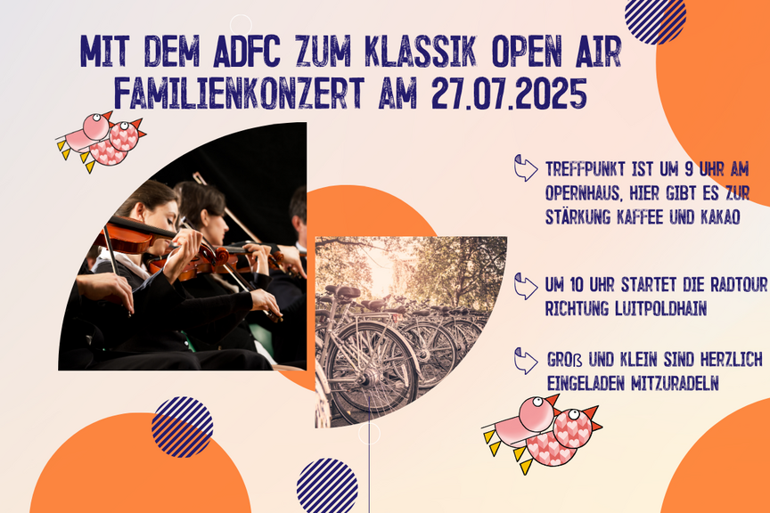 ADFC Nürnberg - Mit dem ADFC zum Familienkonzert